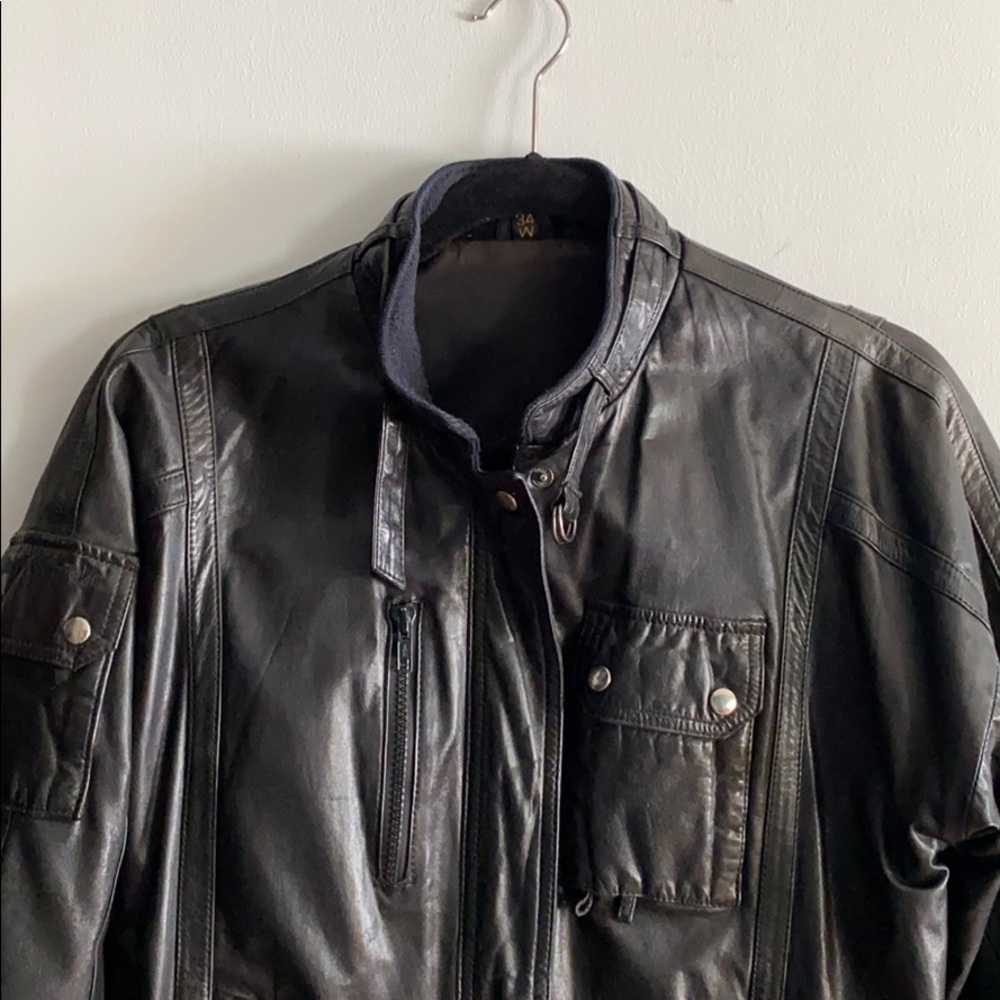 Unisex Vintage Hein Gericke Leather moto jacket